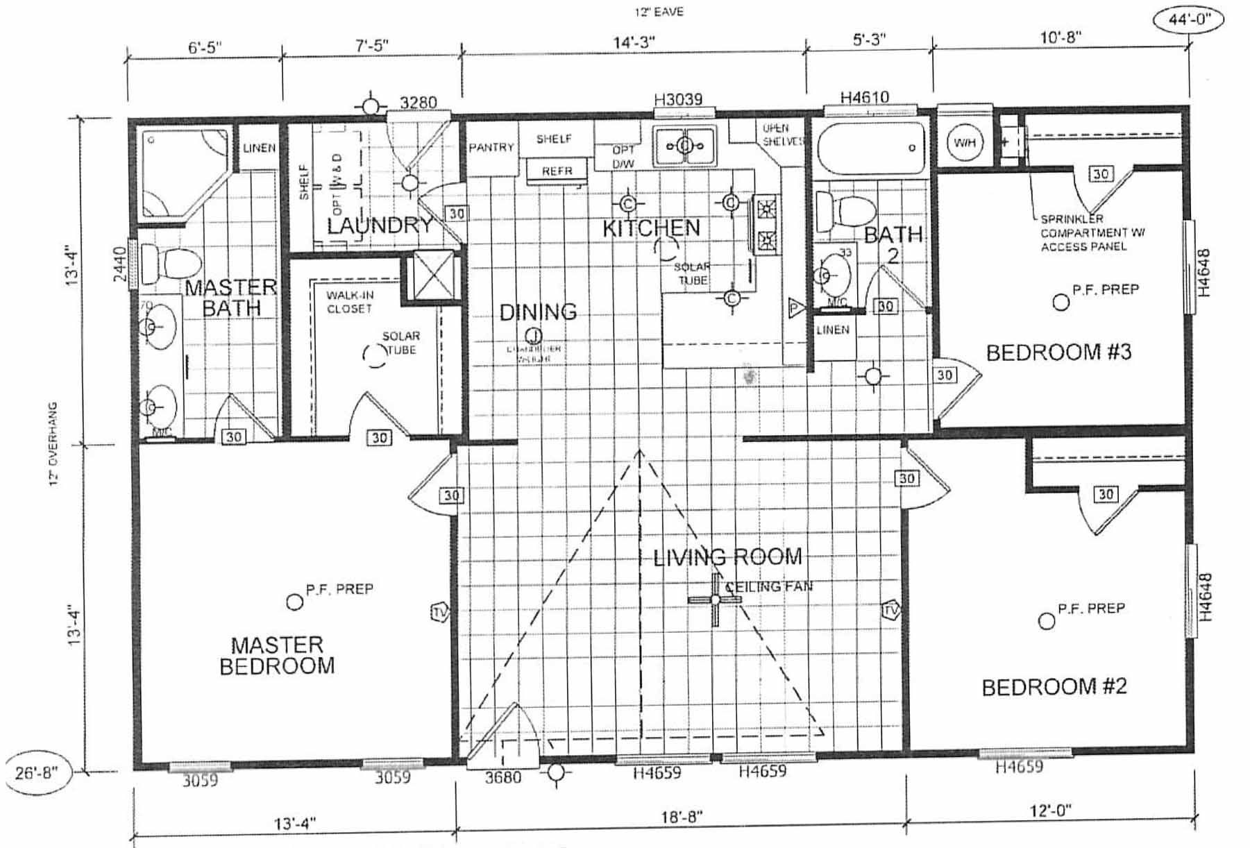 Modular Homes for Sale California Summit DP-05 floor plan