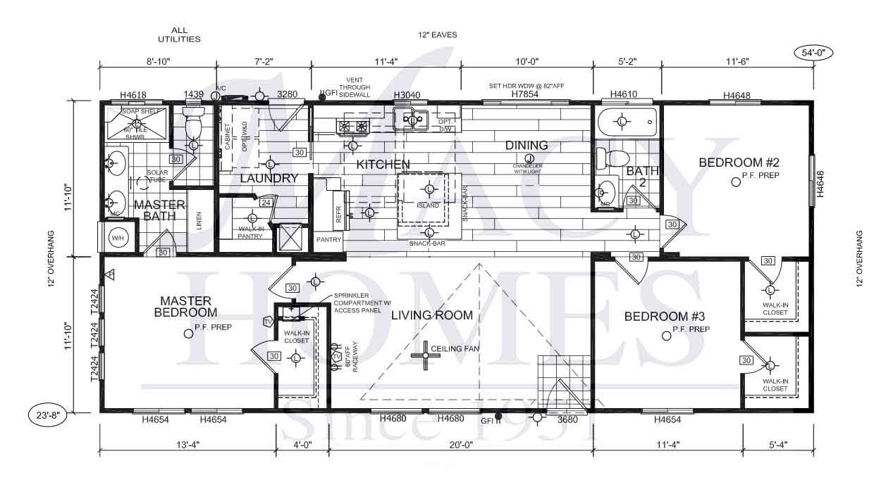 Silvercret Homes BD-08 Floor Plan watermark