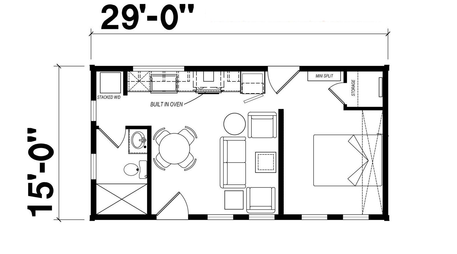 Genesis 435 ADU 1bd 1bath