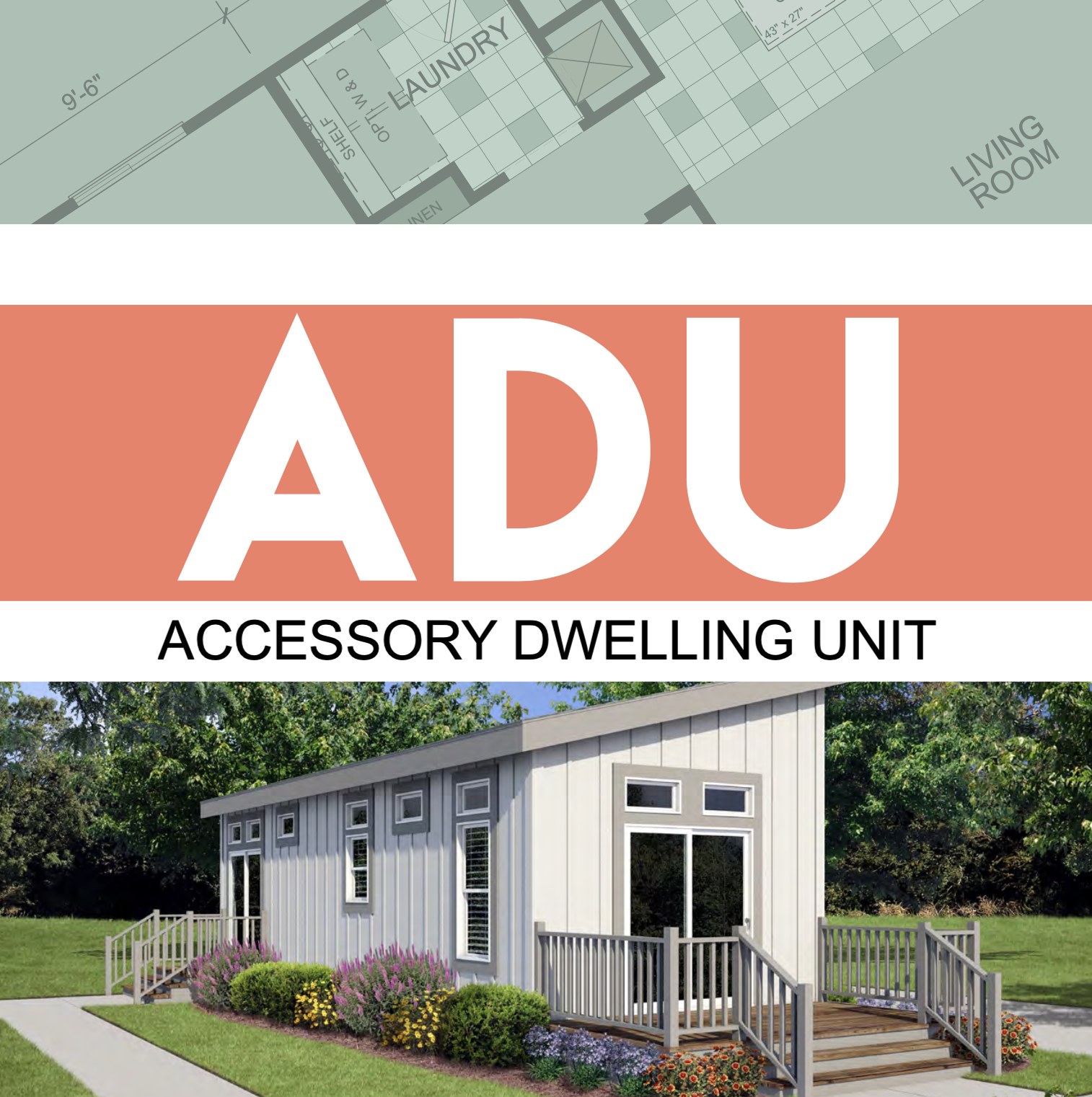 ADU floor plans for manufactured homes